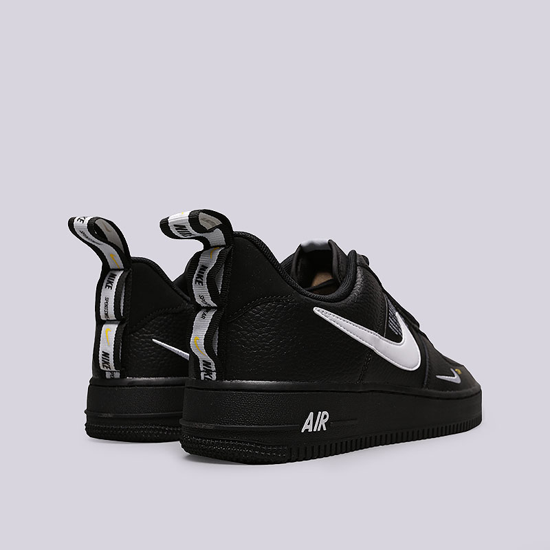 мужские черные кроссовки Nike Air Force 1 `07 LV8 Utility AJ7747-001 - цена, описание, фото 4